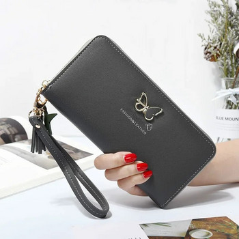 Γυναικείο πορτοφόλι Fashion Butterfly Θήκη τηλεφώνου καρπού με λαβή για χρήματα Τσάντα τσάντα με χρήματα Γυναικεία θήκη για κάρτες 2023