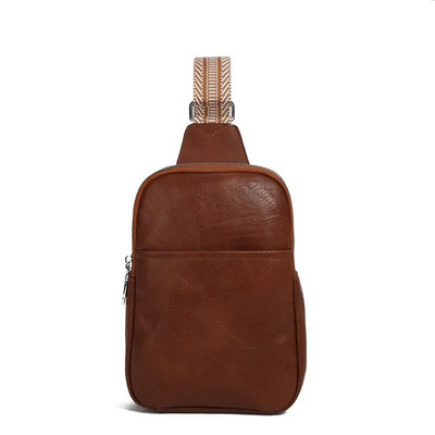 Malá crossbody taška pre mužov a ženy, módna mini sling taška z umelej kože, taška cez rameno na turistiku, chôdzu, cyklistiku, cestovanie, cyklistiku