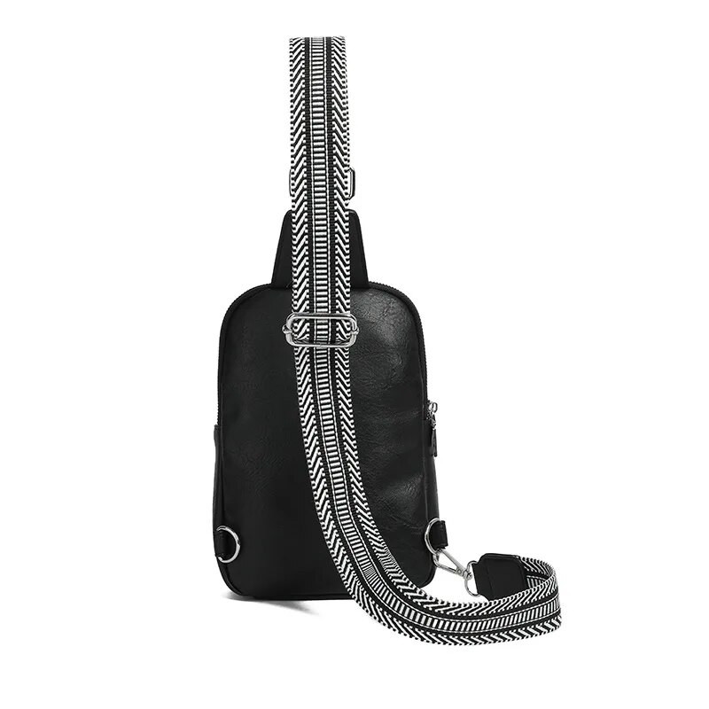 Malá crossbody taška pre mužov a ženy, módna mini sling taška z umelej kože, taška cez rameno na turistiku, chôdzu, cyklistiku, cestovanie, cyklistiku