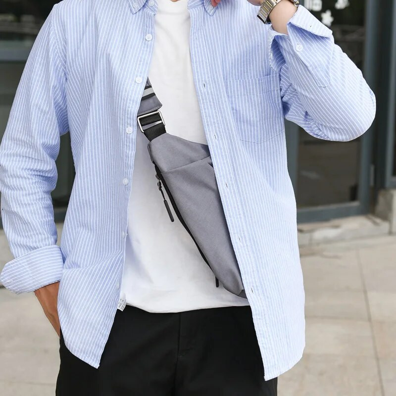 Fengdong pánska malá náprsná taška, ultra tenká športová taška, mini crossbody tašky pre mužov, nepremokavá cestovná taška cez rameno, chlapčenská taška cez rameno