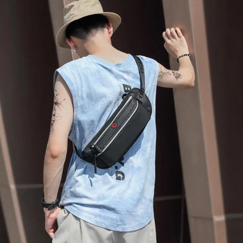 Мъжка висококачествена водоустойчива чанта за кръст Tigernu Спортна модна чанта за мъже Водоустойчива мъжка чанта за през рамо за пътуване на открито
