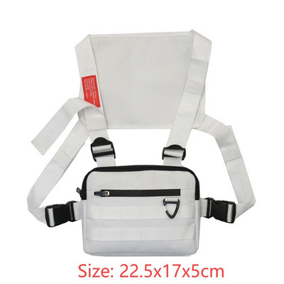 Pánska náprsná taška Molle, proti krádeži, Oxford Molle, ramenná vesta, nastaviteľná, bezpečná, multifunkčná a ľahká, pre outdoorové kempovanie