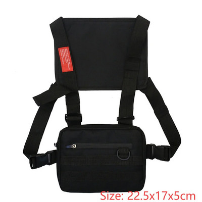 Pánska náprsná taška Molle, proti krádeži, Oxford Molle, ramenná vesta, nastaviteľná, bezpečná, multifunkčná a ľahká, pre outdoorové kempovanie
