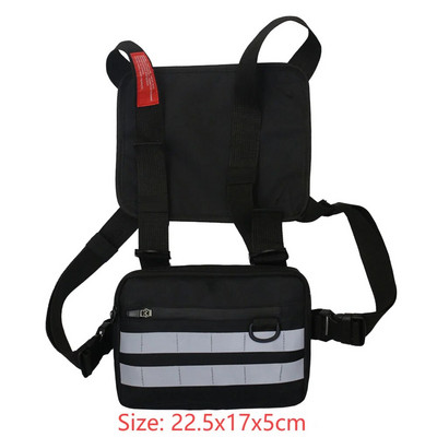 Pánska náprsná taška Molle, proti krádeži, Oxford Molle, ramenná vesta, nastaviteľná, bezpečná, multifunkčná a ľahká, pre outdoorové kempovanie