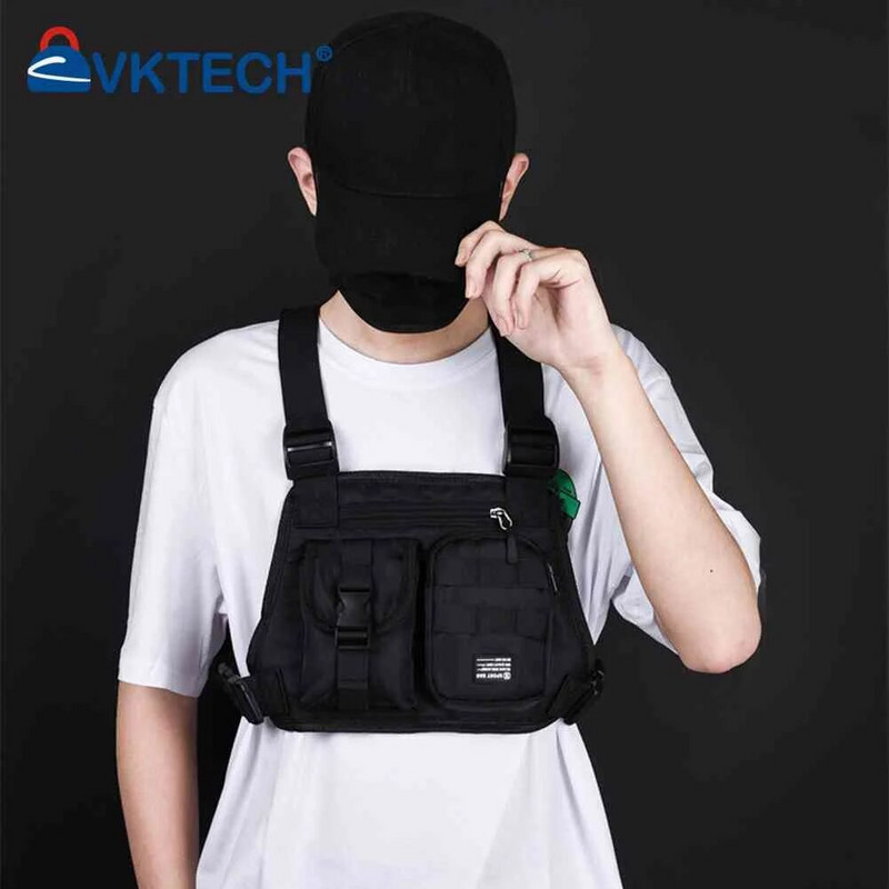 Pánska náprsná taška Molle, proti krádeži, Oxford Molle, ramenná vesta, nastaviteľná, bezpečná, multifunkčná a ľahká, pre outdoorové kempovanie