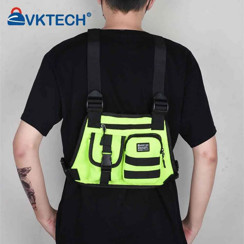 Pánska náprsná taška Molle, proti krádeži, Oxford Molle, ramenná vesta, nastaviteľná, bezpečná, multifunkčná a ľahká, pre outdoorové kempovanie