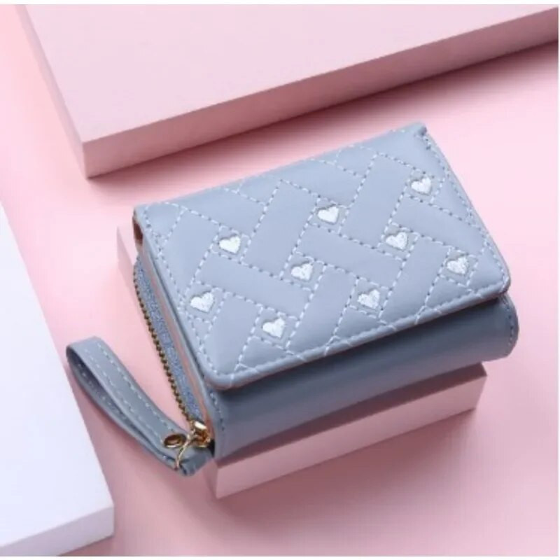 Portofele pentru femei Portofel drăguț Poșetă de lux pentru doamnă roz Portofel pentru femei Portofel mic din piele Poșetă pentru monede 2023 Nou