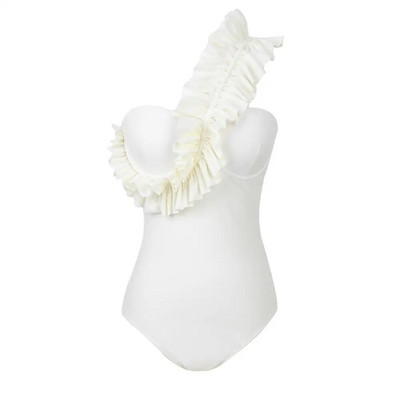 Vienetinis maudymosi kostiumėlis, 2024 m., naujas seksualus, vientisas, raukinamas maudymosi kostiumėlis, moteriškas geltonas maudymosi kostiumėlis paplūdimio dėvėjimas be nugarų monokini