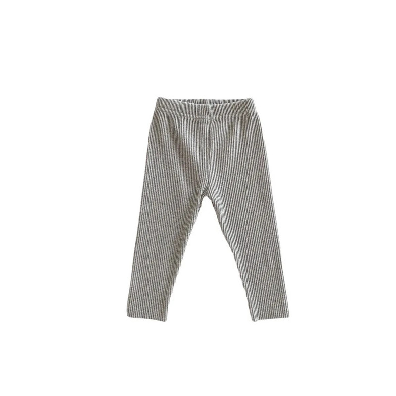 Ins 2023 koreai őszi babanadrágok pamut bordás sokoldalú csecsemőlányok leggingsek szűk, vékony alsó újszülött lány nadrágok