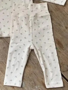 2023 m. rudens Nauji kūdikių medvilniniai antblauzdžiai mergaičių gėlėtos kelnės mažiems vaikams Pp kelnės mažiems languotos antblauzdžiai madingos kūdikių kelnės