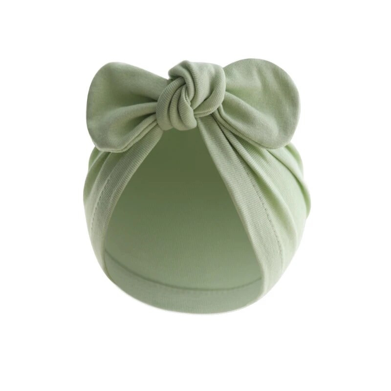 Turban Baby Tüdrukud Poiste Müts Armas Lille Sõlm Jänku Kõrvad Müts Puuvillane Vastsündinu Nokamütsid Lastele Väikelaste Imiku Juukse Aksessuaarid
