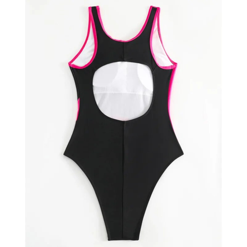 Vara 2024 Costume de baie sexy dintr-o bucată, închise pentru femei, costume de baie sport, îmbrăcăminte cu push-up, costum de baie pentru corp, îmbrăcăminte de plajă, baie la piscină