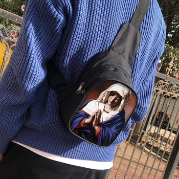 Χριστιανοί Θρησκεία Άγιος Ιησούς Μαρία Τσάντα στήθους Γυναικείες Ανδρικές τσάντες χιαστί Τσάντες ώμου Casual για ταξίδια τσάντα τσάντα για τηλέφωνο
