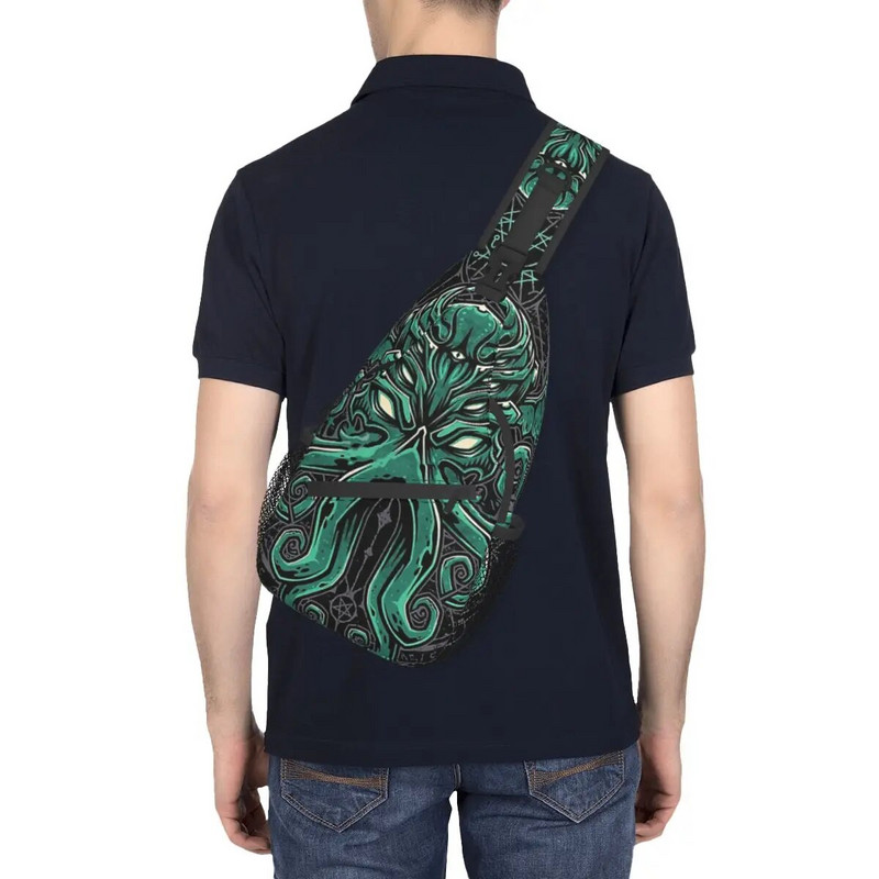 Kabelka cez rameno The Call of Cthulhu, športová, skvelá náprsná taška, unisex, dámska, pánska, módna, cez rameno, cestovná
