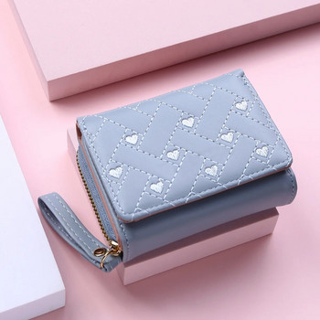 Γυναικεία πορτοφόλια Kawaii Cute πορτοφόλι Luxury Designer Lady Wallet Ροζ τσαντάκι Γυναικείο πορτοφόλι Μικρό γυναικείο πορτοφόλι Δερμάτινο πορτοφόλι με κέρματα