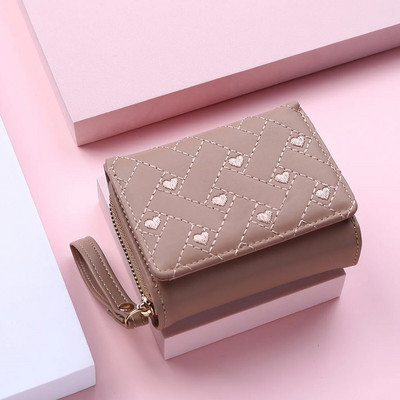 Portofele pentru femei Portofel Kawaii drăguț Portofel de lux de designer de doamnă Poșetă roz Portofel de femei Portofel mic de piele pentru femei Poșeta de monede