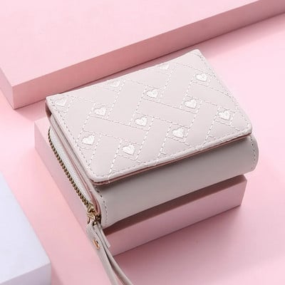 Portofele pentru femei Portofel Kawaii drăguț Portofel de lux de designer de doamnă Poșetă roz Portofel de femei Portofel mic de piele pentru femei Poșeta de monede