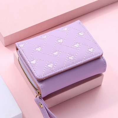 Portofele pentru femei Portofel Kawaii drăguț Portofel de lux de designer de doamnă Poșetă roz Portofel de femei Portofel mic de piele pentru femei Poșeta de monede