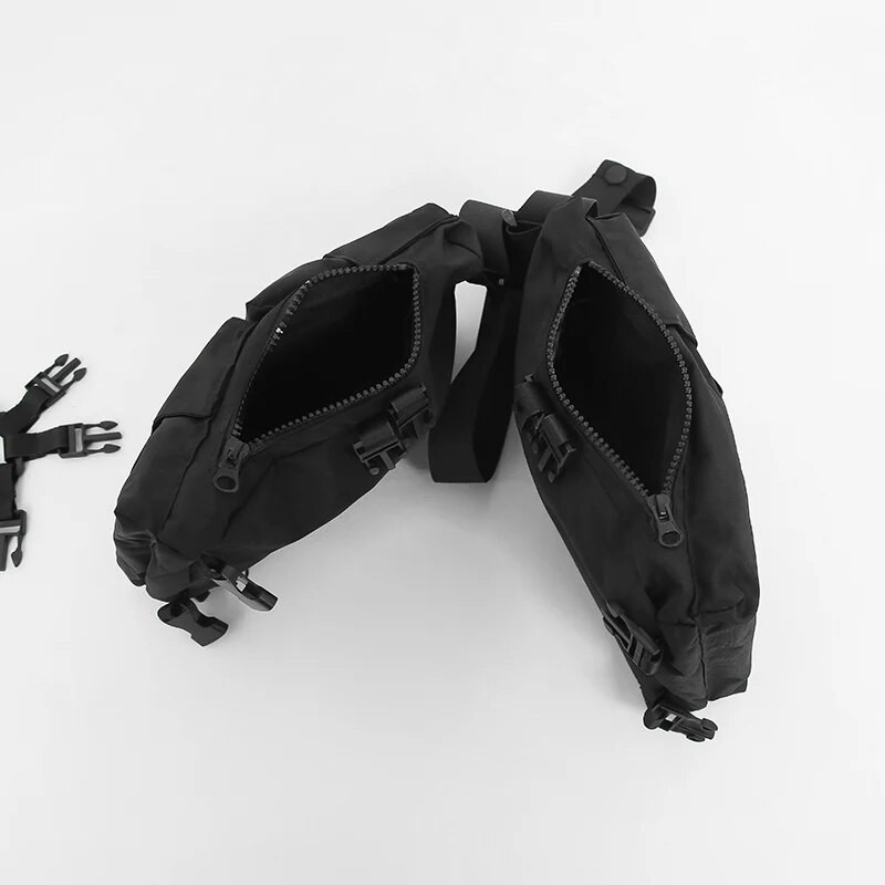 Tänavarõivad Unisex Rinnariist Taktikalised rinnakotid Vabaaja kuulikott Hip Hop Vesti kott Funktsioon Taktika vöökomplekt