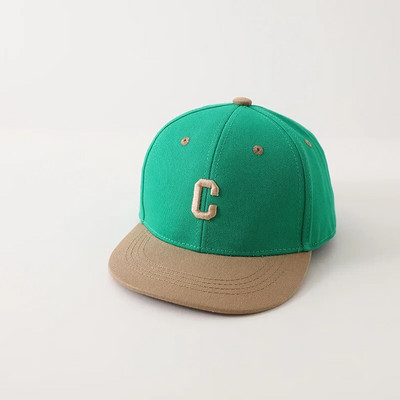 Nové detské baseballové čiapky, módna bavlnená hip hopová čiapka, chlapci a dievčatá, letné čiapky, detské nastaviteľné šiltovky so zapínaním na knoflík.