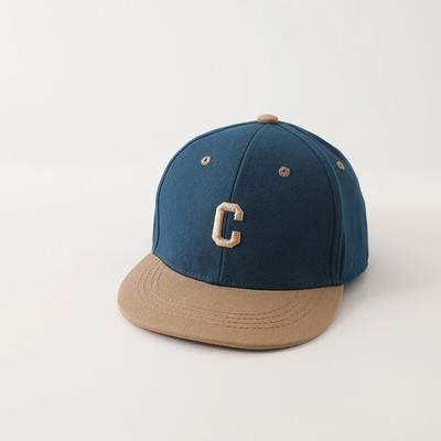 Nové detské baseballové čiapky, módna bavlnená hip hopová čiapka, chlapci a dievčatá, letné čiapky, detské nastaviteľné šiltovky so zapínaním na knoflík.