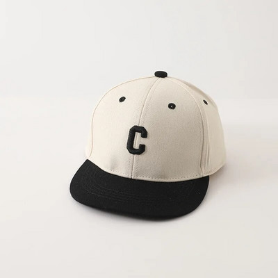 Nové detské baseballové čiapky, módna bavlnená hip hopová čiapka, chlapci a dievčatá, letné čiapky, detské nastaviteľné šiltovky so zapínaním na knoflík.