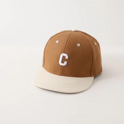 Nové detské baseballové čiapky, módna bavlnená hip hopová čiapka, chlapci a dievčatá, letné čiapky, detské nastaviteľné šiltovky so zapínaním na knoflík.