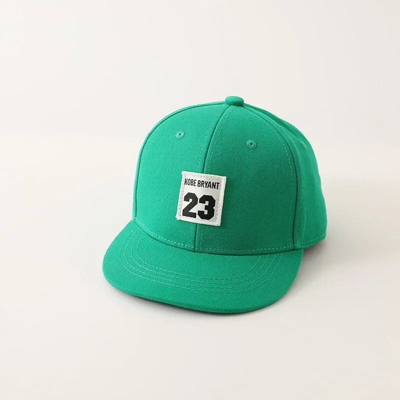 Nové detské baseballové čiapky, módna bavlnená hip hopová čiapka, chlapci a dievčatá, letné čiapky, detské nastaviteľné šiltovky so zapínaním na knoflík.