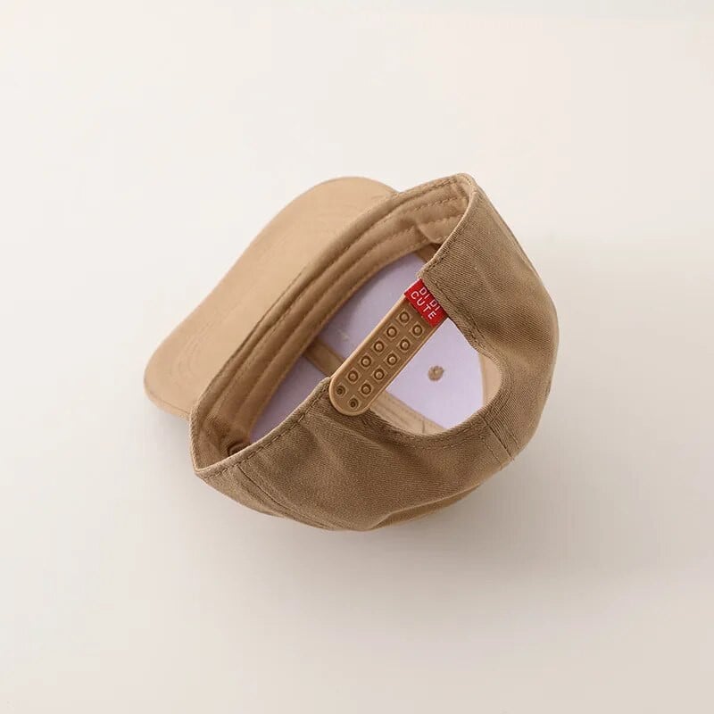 Nové detské baseballové čiapky, módna bavlnená hip hopová čiapka, chlapci a dievčatá, letné čiapky, detské nastaviteľné šiltovky so zapínaním na knoflík.