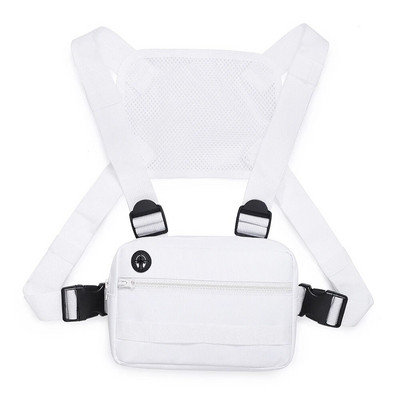 Geantă tactică multifuncțională Hip Hop pentru piept, unisex, dreptunghiulară, cu centură, pentru călătorie, pentru alergare, genți pentru telefon, haine de stradă.