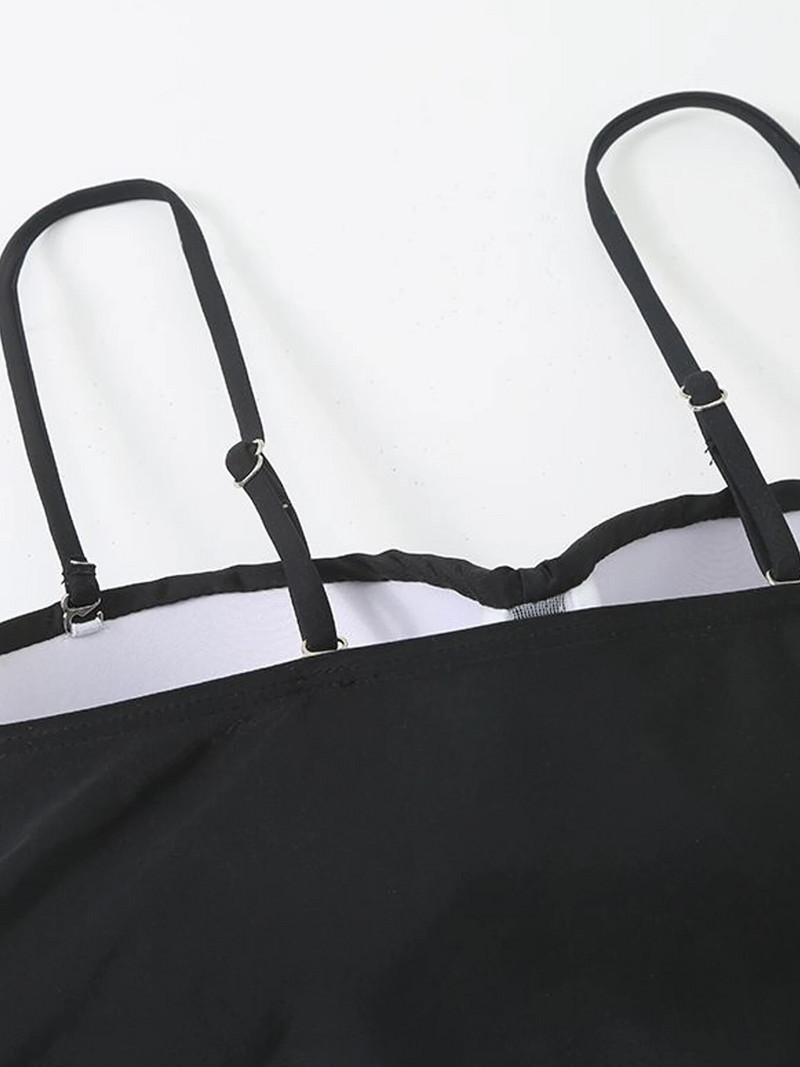 VigoCasey 2024 Čierne plavky Cross Meah s push-up ramienkami pre ženy, jednodielne plážové brazílske plavky s otvoreným chrbtom