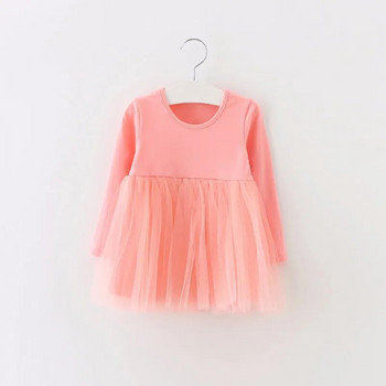 Βρεφικό φόρεμα 2024 Καλοκαιρινό φόρεμα για 1α γενέθλια για 1 έτος Βρεφικά ρούχα Μακρυμάνικα Βρεφικά ρούχα για πάρτι για κοριτσάκια Πριγκίπισσα