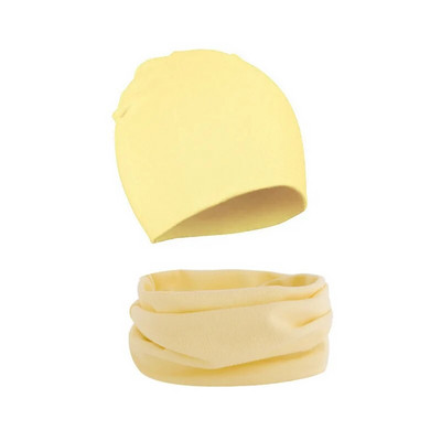 2 bucăți/set pălărie pentru bebeluși set eșarfă solidă șapcă șapcă caldă băiat fată toamnă iarnă pălărie sugar copil mic Boneta accesorii pentru bebeluși