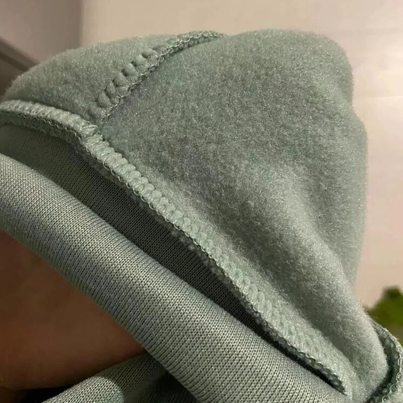 Moteriškas sportinis kostiumas laisvalaikio kūno rengybai su gobtuvu ilgomis rankovėmis sportinis kostiumas rudens žiemos šiltas džemperis Megztiniai ilgos kelnės, vilnos 2 dalių rinkiniai