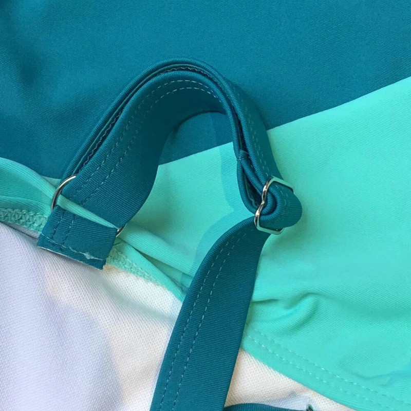 Dámske plavky AGELICALOVE Patchwork Sport s fixáciou bruška, jednodielne plavky, monokini, brazílske plavky, bazén, plážové oblečenie.