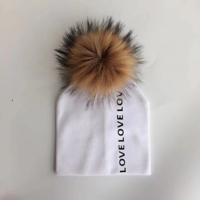 nou-născut scrisoare de dragoste recuzită pentru copii pălării din bumbac pălărie pentru copii cu pompon pălărie pentru copii accesorii pentru băiat șapcă pentru fetiță bonetă pălării pentru bebeluși