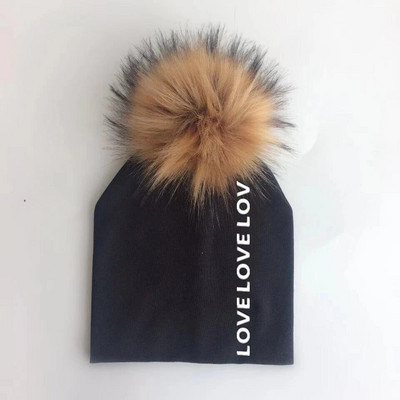 nou-născut scrisoare de dragoste recuzită pentru copii pălării din bumbac pălărie pentru copii cu pompon pălărie pentru copii accesorii pentru băiat șapcă pentru fetiță bonetă pălării pentru bebeluși