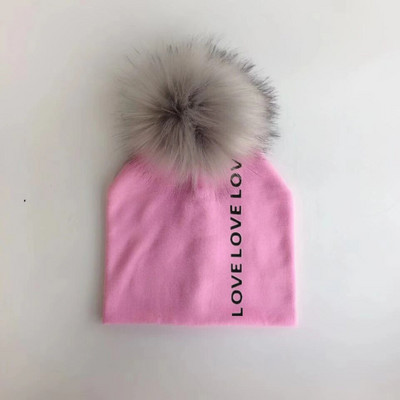 nou-născut scrisoare de dragoste recuzită pentru copii pălării din bumbac pălărie pentru copii cu pompon pălărie pentru copii accesorii pentru băiat șapcă pentru fetiță bonetă pălării pentru bebeluși