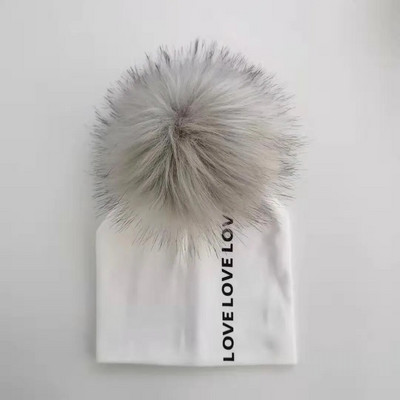 nou-născut scrisoare de dragoste recuzită pentru copii pălării din bumbac pălărie pentru copii cu pompon pălărie pentru copii accesorii pentru băiat șapcă pentru fetiță bonetă pălării pentru bebeluși