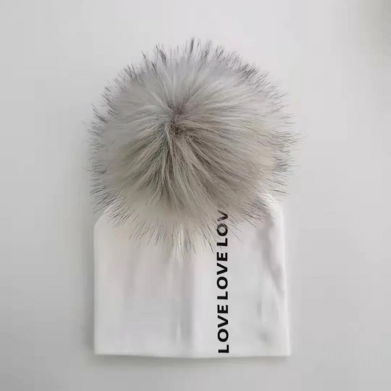 nou-născut scrisoare de dragoste recuzită pentru copii pălării din bumbac pălărie pentru copii cu pompon pălărie pentru copii accesorii pentru băiat șapcă pentru fetiță bonetă pălării pentru bebeluși