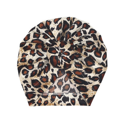 Pălărie cu turban pentru nou-născut cu imprimeu leopard, catifea, cu arc de păr mare, pentru fetițe, iarnă, toamnă, pălărie caldă, pălărie pentru copii, gogoși, pălărie pentru copii