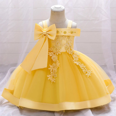 Rochie de Crăciun pentru fetițe, nou-născut, botez, rochii de petrecere prințesă, mâneci din dantelă, haine pentru fetiță, rochie de mireasă de 1 an.