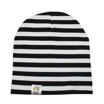 Νέο Baby Street Dance Hip Hop Καπέλο Cotton Beanie Άνοιξη Φθινόπωρο για νήπια Καπέλο αγόρια κορίτσια Καπέλο χειμώνα ζεστό μασίφ ριγέ παιδικό καπέλο