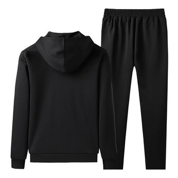 Ανδρικό σετ Streetwear Άνοιξη Ανδρικές φόρμες 2021 Casual Hoodies Αθλητικά Ανδρικά Σετ δύο τεμαχίων Μπουφάν+παντελόνι αθλητικό κοστούμι