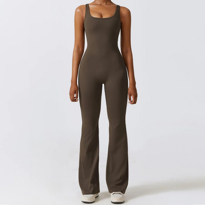 Női tréningruha Szexi Jumpsuits Jógaruha Egyrészes Sport Fitness Edzőkészlet Stretch Body Ruha Tornatermi Ruhák Push Up Sportruházat