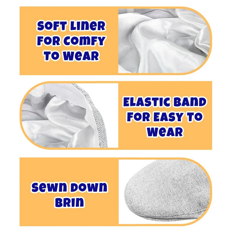 Pălărie pentru bebeluși, șapcă de golf pentru copii mici, pentru nou-născut, pentru botez, steag în oase de pește, accesorii pentru cap pentru copii, domnișoare, nuntă, bumbac moale, accesorii