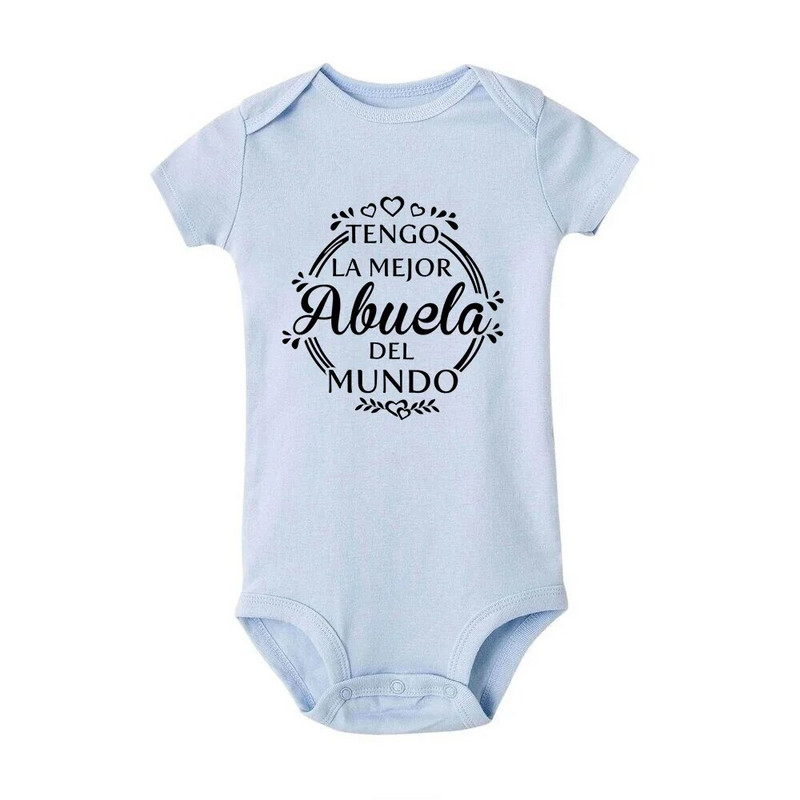 Turiu geriausią močiutę pasaulyje Kūdikių šliaužtinukai berniukai mergaičių kombinezonai kūdikiams Motinos dienai kombinezonai naujagimių mažylių rūbai