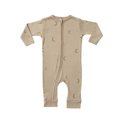 Noua moda primavara toamna imbracaminte pentru bebelusi salopete cu fermoar pijamale cu maneca lunga 0-24 m nou-nascut baietel fetita salopeta din bumbac haine pentru sugari