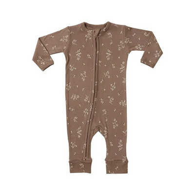 Noua moda primavara toamna imbracaminte pentru bebelusi salopete cu fermoar pijamale cu maneca lunga 0-24 m nou-nascut baietel fetita salopeta din bumbac haine pentru sugari