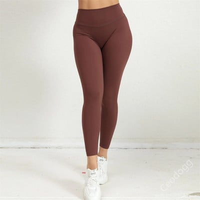 2024 1/2 buc. Nylon Pad Yoga Set Femei Pantaloni de antrenament Sport Sală de fitness Fitness cu mâneci lungi Crop Top Jambiere cu talie înaltă Costume active